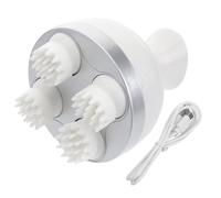 KOCKSHION Masseur Électrique pour Chat et Chien Blanc en Plastique et Silicone Nœuds Individuels et Massage 3D Profond pour Relaxation à Tout Moment Tout Lieu