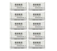 KOCKSHION Mastic D'étanchéité Imperméable Blanc 10pcs pour Réparation Murale Rapide Boue de Scellement Pratique pour Conduit en Terre Cuite et Protection Solide