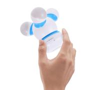 KOCKSHION Mini Masseur Corporel Portatif à Trois Pattes USB Bleu, Outil de Massage Vibrant Multifonction pour Dos, Épaules et Nuque, Appareil de Massage Électrique pour Détente Musculaire,