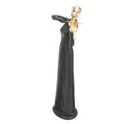 KOCKSHION Modèle de Violon Miniature en Résine Noire, Décoration Maison Créative et Stable, Ornement Musical Unique pour Présent et Décoration Intérieure