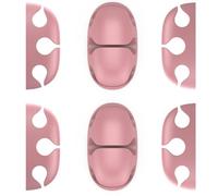 KOCKSHION Organisateur de Câbles en Silicone 6pcs Support Adhésif, Design Compact et Gain de Place pour Gestion des Câbles Bureau Voiture