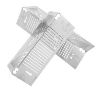 KOCKSHION Outil de Règle à Dessiner en Acier Inoxydable 2pcs pour Marquage Précis D'angles et Arcs, Petite Règle Métal Multifonction pour Dessin et Bricolage