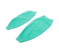 KOCKSHION Paquet 1 Paire de Surmanches Imperméables en Latex Vert 40 Cm, Manchons Résistants à L'huile L'acide, Protections de Bras Réutilisables Cuisine, Nettoyage et Travaux Industriels