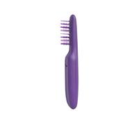 KOCKSHION Peigne à cheveux de massage électrique anti-nœuds, double usage pour cheveux secs et humides, design étanche, recharge de base, améliore la circulation sanguine, ABS, pourpre,