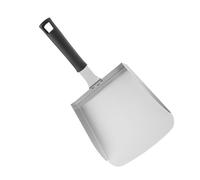 KOCKSHION Pelle à Aliments en Acier Inoxydable Grosse Surface, Spatule à Frites Ergonomique Cuisine, Cuillère à Popcorn Polyvalente, Ustensile Cuisine Professionnel pour Transfert Facile