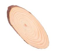 KOCKSHION Plaque de Bois Ronde Inachevée pour Loisirs Créatifs, Facile à Teindre Sculpter, Bois Naturel Café, Décoration Centre de Table Rustique