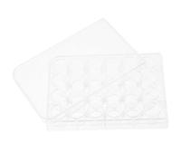 KOCKSHION Plaque de Culture pour Laboratoire, Améliore L'efficacité Expérimentale 2pcs 24 Trous en Polystyrène et Facilite L'analyse des Échantillons