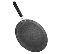 KOCKSHION Plaque Diffuseur de Chaleur Aluminium Antidérapante avec Poignée Plaque de Décongélation Ronde pour Cuisinière à Gaz Pratique et Facile à