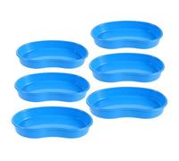 KOCKSHION Plateaux Distributeurs pour Organisation Médicale Lot de 6 en Plastique Bleu Tri de, pour Hôpitaux et Soins Infirmiers
