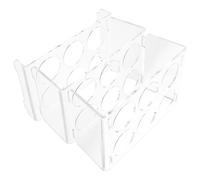 KOCKSHION Porte- Acrylique Transparent Couches Pour Réfrigérateur Organisateur De Cuisine Pratique Et Économiseur Espace Pour Frais