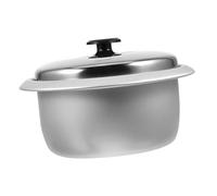 KOCKSHION Pot Intérieur Robuste pour Cuiseur à Riz Électrique Marmite Métal Épais Antiadhésif avec Couvercle Doublure De Remplacement pour Batterie De Cuisine Quotidienne