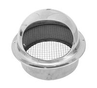 KOCKSHION Protection Pluie Pour Sortie Hotte 160 Mm En Acier Inoxydable, Couverture Aération Murale Extérieure Anti-pluie, Accessoire Ventilation Hotte De Cuisinière Robuste Et Pratique