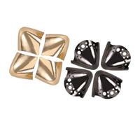 KOCKSHION Protège-Talons Hauts en métal, protège-Orteils, Lot de 4 Paires, Structure Robuste, pour Chaussures et Talons Hauts, Usage Quotidien