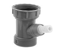 KOCKSHION Raccord Y pour Évier de Cuisine Adaptateur de Séparation Eau et Huile Installation Facile et Durable Accessoire Débordement pour Tuyau de Vidange et Machine à Laver