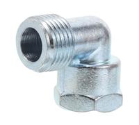 KOCKSHION Raccords de Tuyauterie Universels pour Cuisinière à Gaz 4/4 Filetées Internes Coude Réglable D'entrée de Gaz Compatibilité Étendue pour Installation Sécurisée Kit de Raccordement