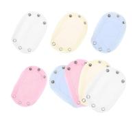 KOCKSHION Rallonge pour Body Bébé Double Couche Lot de 8 en Coton Doux à Pression pour Combinaisons Utilisation Facile Confort Chaleur Supplémentaire pour Nourrissons