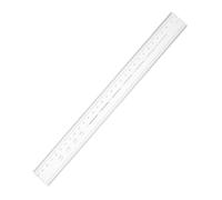 KOCKSHION Règle Droite Transparente de 50cm, Flexible, Graduée des Deux