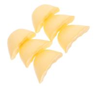 KOCKSHION Remplisseurs D'orteils pour Chaussures Trop Grandes en Mousse Pu Beige, Légers et Ergonomiques, 3 Paires pour Talons Hauts et Chaussures Décontractées