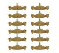 KOCKSHION Repose-épaule Dimensions 5x3x1,3 Cm pour Violon en Caoutchouc Ergonomique 12 Pièces Antidérapant et Confortable, Support Stable pour Pratique et Répétitions