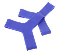 KOCKSHION Sangles de Fixation Élastiques en Silicone pour Palmes de Plongée, Ceintures Fixes de Talon Bleu, Taille M-l-XL, Accessoire Confort pour Sangles de Cheville Adaptées Snorkeling