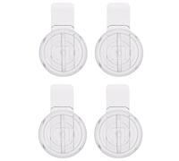 KOCKSHION Serrures en Acrylique Transparentes Lot de 4 Installation Simple Verrouillage Sécurisé Anti-accès pour Porte pour Animaux et Enfants à Domicile