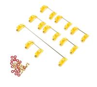 KOCKSHION Stabilisateur Satellite Plaqué Or Compatible Keycaps 6.25u et 2u en Acier Inoxydable Léger et Pratique pour Clavier Mécanique pour Clavier Gameur