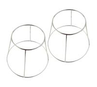 KOCKSHION Support à Pizza en Acier Inoxydable Double Niveau 2 Pièces, Étagère à Vaisselle 15-27 Cm pour Fruits de Mer, Porte-assiette Multi-usage pour Restaurant et Présentation Alimentaire