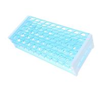 KOCKSHION Support pour Tubes à Essais Plastique 50 Trous 15 Mm, 3 Couches, Facile à Installer, Pratique à Transporter, pour École et Laboratoire