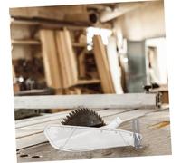 KOCKSHION Table Saw Dust Collector Hood Transparent Protective Cover For Woodworking Durable Plastic And Iron Dustproof Shield Compatible With Multiple Models