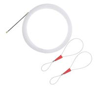 KOCKSHION Tire-fils Électriques en Nylon 3mm Flexible avec Design Tête Unique et 5m pour Tirage de Câble Mural avec 2 Attaches pour Électriciens