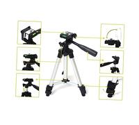 KOCKSHION Trépied en Aluminium Réglable 3 Sections pour Smartphone et Appareil Photo Stabilisateur Portable Léger Support Triangulaire Robuste Transport Facile