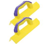 KOCKSHION Truelle D'angle en Plastique 2pcs pour Enduit Ciment et Mortier, Améliore la Verticalité, Usage Main, Adaptée aux Coins Muraux à 90 Degrés pour Rénovation Intérieure