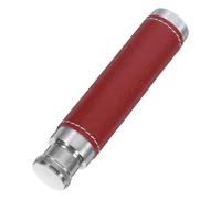 KOCKSHION Tube à Vin Portable Étui Compact Multifonction en Acier Inoxydable 1oz Forme de Cigare et Base Ronde Argentée pour Usage Extérieur