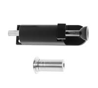 KOCKSHION Verrou à Ressort en Alliage de Zinc Noir pour Portes et Fenêtres, Résistant aux Chocs Longue Élasticité, pour Décoration Intérieure