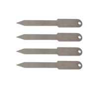 Kockums Jernverk Pack de 4 bâtonnets pour hamburger Kockum Acier inoxydable