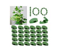 KOCNYDEY 100 Pcs Plante Escalade Mur Fixation Clips Acrylique Auto-Adhésif Fixateur Plante Vigne Invisible Titulaire Escalade Plante Vert Vignes Crochet Fixation Clip Intérieur Extérieur Décoration