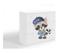 s - Commode babydreams blanche Raton laveur