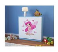 KOCOT KIDS Babydreams Commode d'enfant, Bleu, 80,5x41x81
