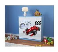 Kocot Kids - Commode babydreams bleue Formula Un Blanc G