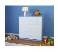 s - Commode babydreams bleue unie