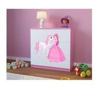Kocot Kids - Commode babydreams rose Princesse et cheval Blanc G