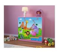 Kocot Kids - Commode babydreams rose Safari blanc G