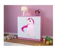 Kocot Kids - Commode babydreams rose Unicorne Blanc G