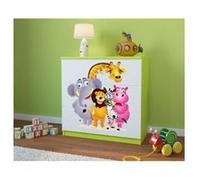 Kocot Kids - Commode babydreams verte Zoo Blanc G