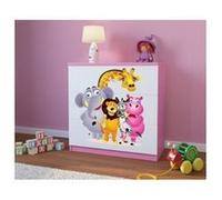 s - Commode rose Zoo
