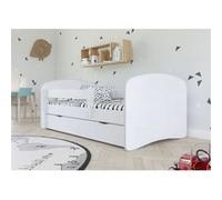 Kocot Kids - Lit babydreams 2 rose uni tiroir et matelas inclus 160/80 Blanc G