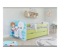 Kocot Kids - Lit babydreams 2 vert La Reine des neiges tiroir et matelas inclus 160/80 Vert G