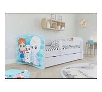 Kocot Kids - Lit babydreams 2 vert La Reine des neiges tiroir et matelas inclus 180/80 Blanc G