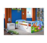 s - Lit babydreams 2 vert Safari tiroir et matelas inclus 140/70