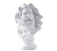 Kocreat Buste en plâtre de 15,2 cm à 19,1 cm - Figurine en résine de Michelangelo - Réplique de portrait célèbre - Pour la décoration de la maison